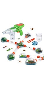 PLAY Bug Vacuum for Kids,Bug Catcher kit for Kids,Eco-Friendly Bug Suction Toy Vacuum with Magnifying Glass Viewing Chamber, for Boys Age 4+
