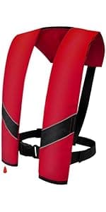 Automatic Inflatable Life Jacket|Life Vest for Adults|PFD Low Profile|Supports up to 330 lbs
