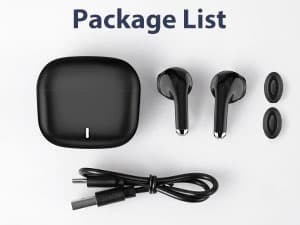 Wireless Earbuds for iPhone 17 Air 16 15 Pro Max Plus 14 13, 5.3 Bluetooth Headphones Noise isolating Ear Buds with Mic Touch Cordless Earbud for Samsung Galaxy S25 Ultra S24 S23 Fe S22 A35 Pixel 10 9