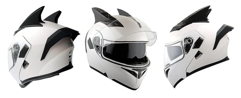 1Storm Motorcycle Modular Full Face Helmet Bike Flip up Dual Visor Sun Shield: HB89 Matt Black