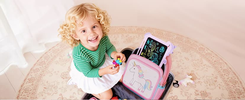 8.5 inch LCD Writing Tablet for Kids, Unicorn Toys Gifts for Girls Aged 3-5, Toddler Girl Kids Educational Travel Toy, Birthday Gift for 3 4 5 6 7 8 9 Year Old Girl (Purple) B0BG1NH1FN