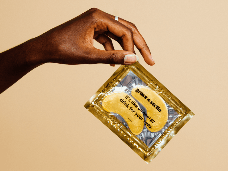 grace & stella Award Winning Under Eye Mask - Travel Essentials - Birthday Gifts for Women - Gel Eye Patches for Dark Circles, Puffy Eyes, Wrinkles, Undereye Bags - Vegan - Self Care (24 Pairs, Gold)