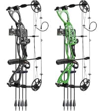 Archery Compound Bow Set 20-70 LBS, Draw Length 19"-31", up to IBO 320 fps, Hunting Compound Bow with All Accessories for Archery Hunting Target Shooting Practice RTH