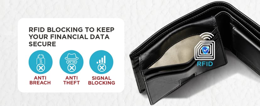 BULL GUARD Mens RFID Blocking Bifold Wallet Soft Genuine Leather Brown Western | Secure and Durable Extra Capacity Billfold with 11 Credit Cards, Flip Up ID