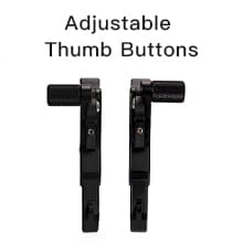 LWANO X1 Compound Bow Thumb Bow Release, 3&4 Finger Grip Adjustable Archery Release Aids