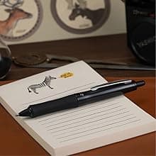 PILOT Dr. Grip FullBlack Refillable & Retractable Ballpoint Pen, Medium Point, Black Ink, Single Pen (36193)- Ideal for School, Journaling & Office Writing