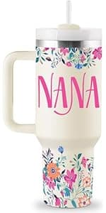 Granny Gifts from Grandkids for Mothers Day Christmas 40oz Travel Cup Insulated Tumbler with Lid & Straw ROSTANTEN Granny Gifts Birthday Gifts for Granny B0FS6SF32M