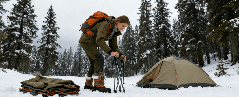 DOBOLIN Womens Winter Snow Boots Duck Waterproof Boots for Women Warm Cozy Mid Calf Booties for Cold Weather