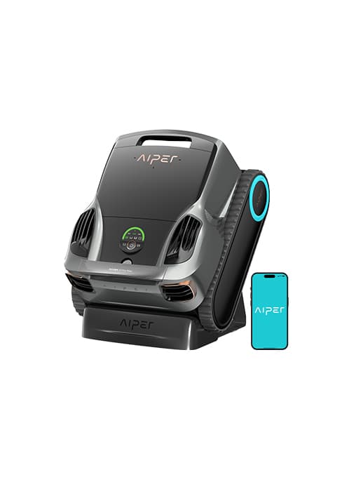 (2025 Upgrade) Aiper Scuba S1 Robotic Pool Cleaner, Wall & Waterline Cleaning, Double Filtration, Extended 180-Min Battery Life, Smart Navigation, App Support, OTA Upgrade