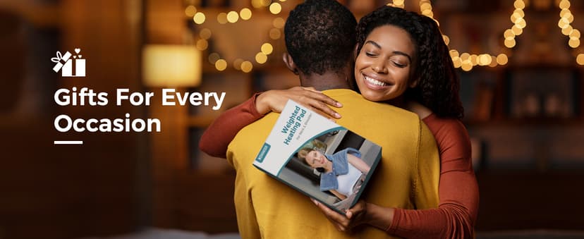 NOWWISH Heating Pad for Neck and Shoulders Pain Relief, 2lb Weighted Electric Heating Pad with 10 Heat Levels and Auto Shut Off, Large Heated Wrap, Birthday Gifts for Women Mom Wife, 17"x23", Purple