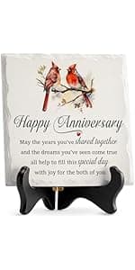 LukieJac Grandparents Gifts from Grandkids Ceramic Plaque for Grandpa & Grandma Gift Ideas Home Decor, Thanksgiving, Christmas, New Year, Grandparents Day, Wedding Anniversary and Birthday Gifts