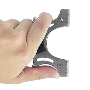 Slingshot, Stainless Steel Slingshots for Adults, Sling Shot for Hunting and Shooting Practice, Come with 3 pcs Flat Rubber Bands and a Storage Case
