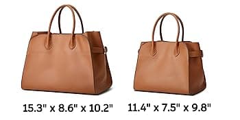 Yafirgeer Vegan Leather Tote Bags for Women Large Tote Retro Top-handle Bag Trendy Work Bag PU Leather Purses