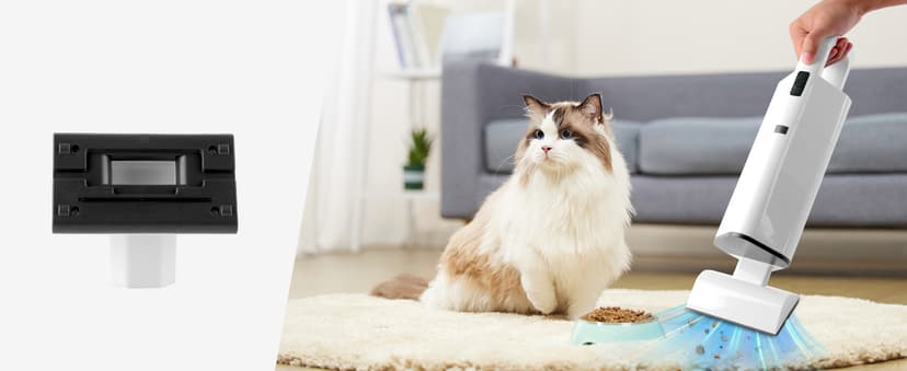 Cordless Vacuum Cleaner Handheld - 20000Pa Powerful Suction, 2-Speed Hand Vacuum Cordless Rechargeable for Car, Pet Hair, Stairs, Carpet, Couch - Portable Vac with HEPA Filter & 4 Attachments