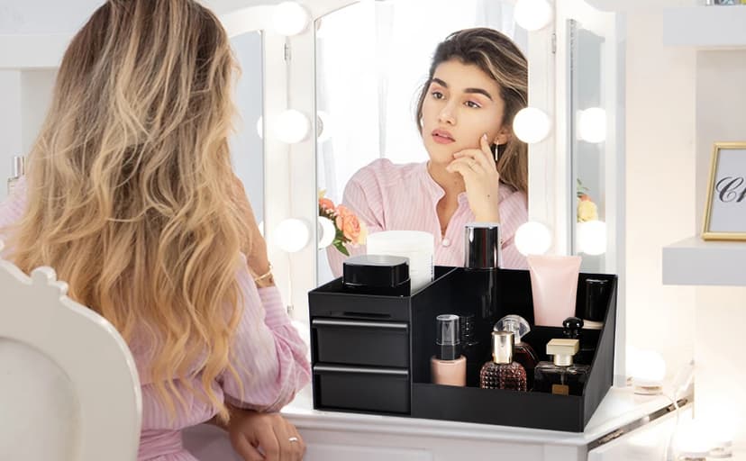 EXIN DECHEN EXIN DECHEN Cologne Organizer for Men,Cologne Stand,Shelves for Perfumes,Organizador de Perfumes,Estante para Perfumes,Dresser Organizer Countertop,Mens Bedroom Essentials,Gifts for Men