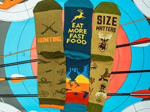 Lavley Funny Golf Socks - Fun gift for golfers - Unisex one size fits most - Great for birthdays or stocking stuffers