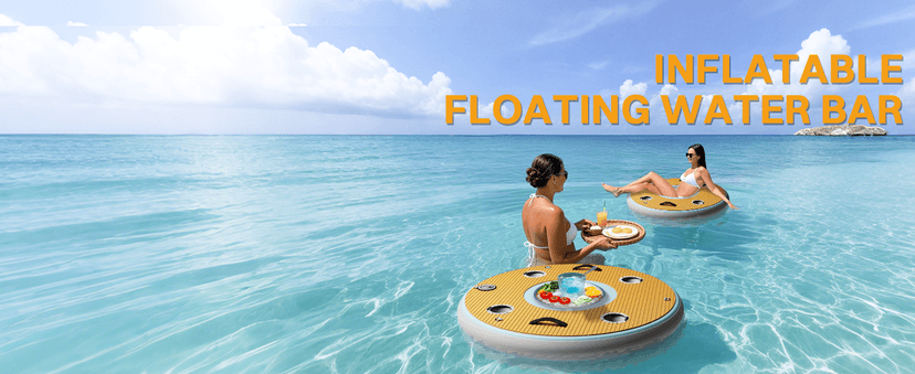 Adults Inflatable Pool Float Chair, Floating Lounger with Cup Holder, 100° Fixed Backrest, Breathable & Sinking Mesh Seat, Inflatable Lounger Float for Swimming Pool/Beach/Lake/Party