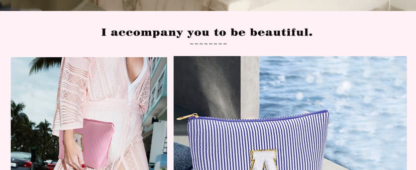 Christmas Gifts 2025 for Girls - Stocking Stuffers for Teen Girls Makeup Bag Set, 6 7 8 9 10 11 12 Year Girl Birthday Gift, Initial Travel Makeup Bags, Christmas Birthday Gifts for Girl