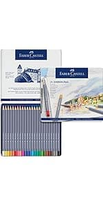 Faber-Castell Clic & Go Artist Water Cup, Dark Green - Travel-Friendly Collapsible Brush Cleaner Tool with Brush Stand, Scalloped Rim, Non-Slip Base, Portable Palette & Rinser B007TYWDQE