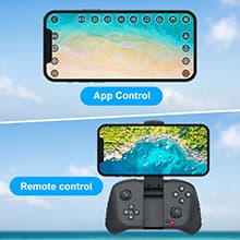 Drone with 1080P Camera for Beginners and Adults, Foldable Remote Control Quadcopter with Voice Control, Gestures Selfie, Altitude Hold, One Key Start, 3D Flips, 2 Batteries, Toy for Beginners