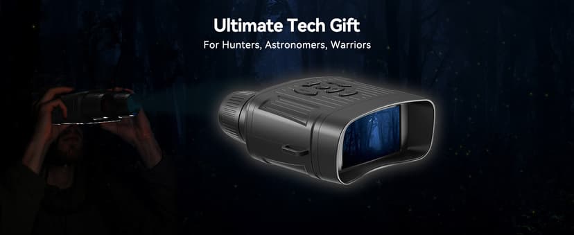 Night Vision Goggles,Night Vision Goggles for Adults Tactical Binoculars - Photo/Video Recording 1984FT Infrared Tech Gadgets Hunting Gifts for Men/Dad/Husband - Cool Tech Gift for Men