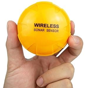 Venterior Portable Rechargeable Fish Finder Wireless Sonar Sensor Fishfinder Depth Locator with Fish Size, Bottom Contour, Color LCD Display