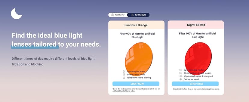 Bloomoak-99% Blue Light Blocking Glasses - Gaming Glasses - Anti Glare - Anti Fatigue -Suitable for Screens, Games, TVs