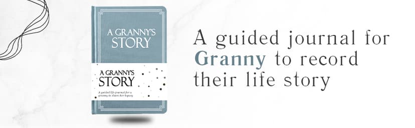 Granny's Life Story Journal (Hardcover): A Meaningful Keepsake for Granny to Share Her Journey & Memories, Book Includes 250+ Prompt Questions, Sentimental Gift for Mother's Day, Birthday, Christmas B0F7KHHCWP