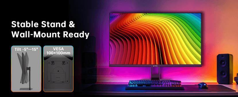 KTC 27 Inch 280Hz 240Hz Gaming Monitor, FHD 1080P PC Computer Monitor, Fast VA Panel, 1ms GTG, FreeSync G-Sync Compatible, HDR Support, 126% sRGB, HDMI and Displayport Inputs, H27E22P