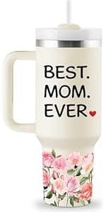Anniversary, Christmas, Valentines Day Gift Ideas for Her - 40oz Travel Cup Insulated Tumbler with Lid & Straw Gifts for Girlfriend - Girlfriend Birthday Gifts for Women B0FVDQHKY6