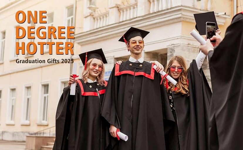 Graduation Gifts for Her, Him - 11oz Ceramic One Degree Hotter Mug - 2025 Funny College, Master, Degree, Phd Graduation Gift for Women, Men