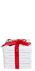 Ftaher's Day Gift Basket from Brooklyn - 7 Types of Handcrafted Gourmet Chocolates - Luxury Set of Dairy Free Kosher Artisanal Chocolates - Premium Father's Day Chocolate Gift Box - Assorted Sweet Candy Treats