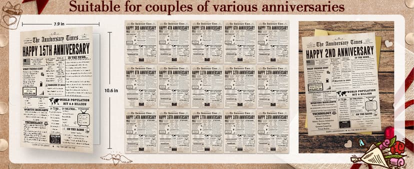 Jumbo 50th Anniversary Card for Women Men, Funny 50th Wedding Anniversary Decorations for Mom Dad, Romantic 50 Year Anniversary Card Gift for Wife Husband, Golden Wedding Gift