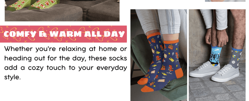 Book, Fishing, Hiking, Gamer, Camping, Pickle, Music, Foods, Ballerina, Bigfoot - Hobbies Socks for Women Men B0DFCFNK7Z