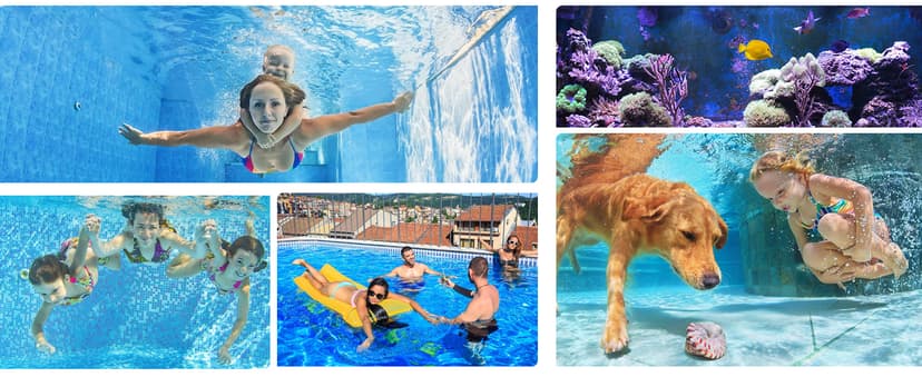 WLLEYAY 4 lbs Pool Filter Balls, New Upgrade Efficient Swimming Pool Filter Sand Alternative, Reusable Eco-Friendly Blue Filter Media Balls, Replace 150 lbs Filter Sand, Lasts for Several Seasons