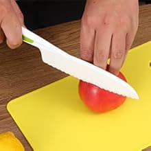 14PC Montessori Toy Safe Kitchen Knife Set for Toddler, Kids Knife Set for Real Cooking with Cutting Board, Gift for 3-12 Year Old Girl Boy Bithday Chistmas, Little Chef Cooking Tool for Kid Age 3-12