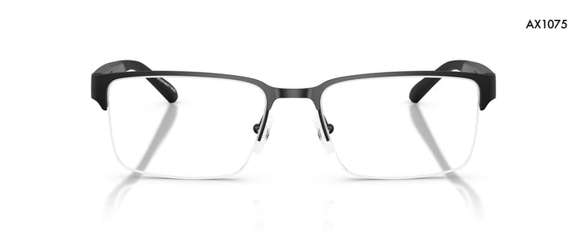Armani Exchange mens Ax1068 Rectangular Prescription Eyewear Frames