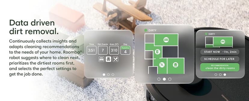 iRobot Roomba Plus 505 Combo Robot Vacuum & Mop with AutoWash Dock - Extending Spinning Mop Pads, Self-Empties, Pad Wash & Heated Drying, Self-cleaning, Recognizes & Avoids Obstacles, LiDAR Navigation