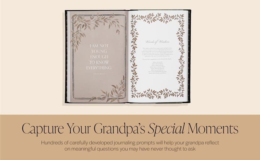 Grandpa's Story: A Memory and Keepsake Journal for My Family (Heirloom Story Books and Guided Journals)