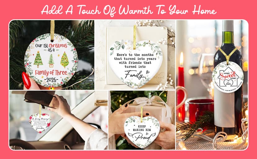 Gossby Gift for Sisters - Sister Gift from Sister - White Sisters Decor - Gifts for Women Best Friend - Car Hanging Decoration Ornament - Wine Bottle Decor