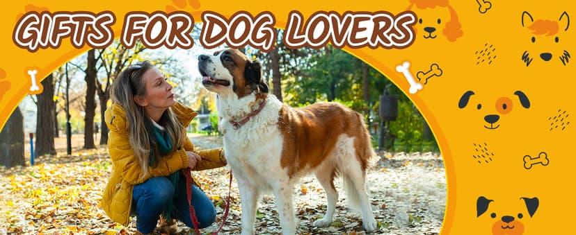 HAPPYPOP Dog Gifts for Women Men - Dog Gifts for Dog Lovers, Funny Dog Christmas Birthday Stockings, Dog Mom Dad Gifts