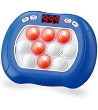 Pop The Target! Handheld Speed Push Game Machine: A Fun Multiplayer Game for Family. Sensory Fidget Toy Christmas Toys Gifts for 6 7 8 9 10 11 12 Years Old Kids Road Trip Car Games Kids White
