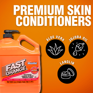 Fast Orange 22340 Fast Orange Grease X Mechanic's Laundry Detergent Liquid, 40 Fl. Oz. Stains, Soils & Odor Eliminator for Clothes, Heavy Duty Formula & Degreaser to Deep Clean Active Wear Clothing