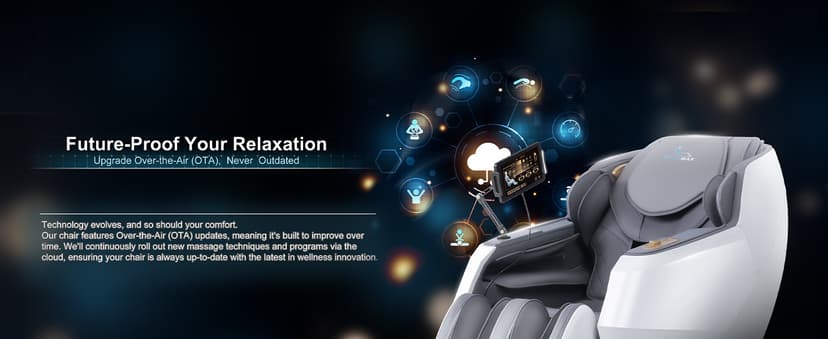 MassaMAX 2026 4D Massage Chair, Full Body Recliner with OTA Cloud Tech, Deep Yoga Stretch, 27 Auto Modes, 55" SL Track, APP & AI Voice Control, Auto Footrest, Zero Gravity, and Heating for Relaxation