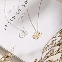 HOPE LOVE SHINE Best Friend Gift for Women - Meaningful BFF Friendship Necklace, Jewelry 16+2", 14k Gold Plated Sterling Silver