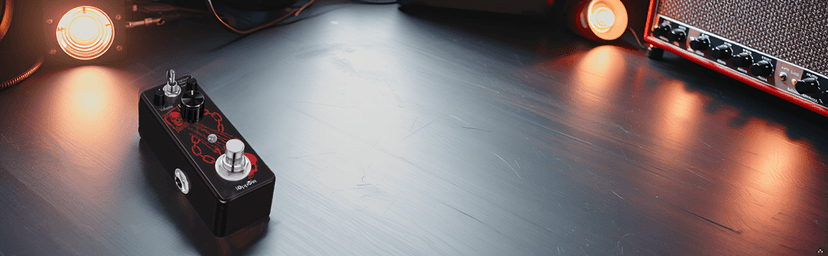 IOppWin HOLY WAR Heavy Metal Distortion Pedal - 3 Mode (Lo/Hi Boost) True Bypass, Mini Metal Casing, Guitar Effects Pedal