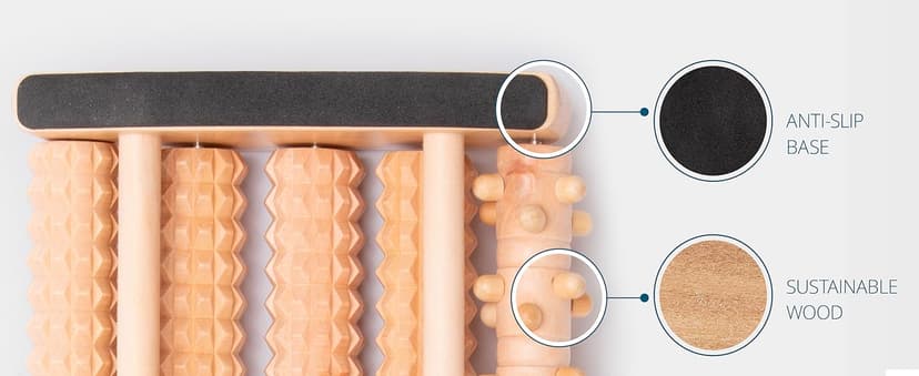 Theraflow Foot Roller for Plantar Fasciitis Relief | Feet Massage Gift for Women and Men | Foot Massager for Neuropathy, Reflexology and Deep Tissue Muscle Massage | Relaxing Gifts for Mom and Dad