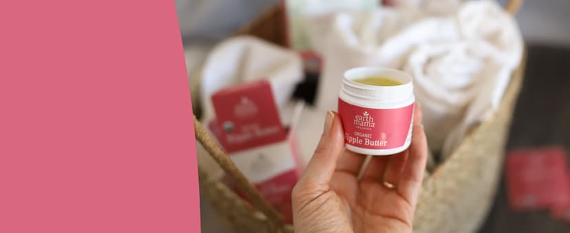 Earth Mama Organic Nipple Butter™ | Nipple Cream Safe for Breastfeeding | Postpartum Essentials for Nursing | Non Lanolin Nipple Cream, 2-Fluid Ounce