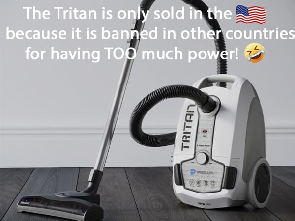 Prolux Tritan Bagged Canister Vacuum Cleaner with Sealed HEPA Filtration, 5-Speed Motor, Best Rated Canister for Pet Hair and Home Cleaning