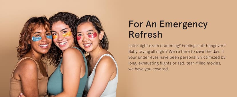 grace & stella Under Eye Patches (12 pairs) Eye Masks for Puffy Eyes and Dark Circles - Birthday Gifts for Women, Bachelorette Party Favors, Bridesmaid, Self Care and Relaxation Gifts for Her - Vegan